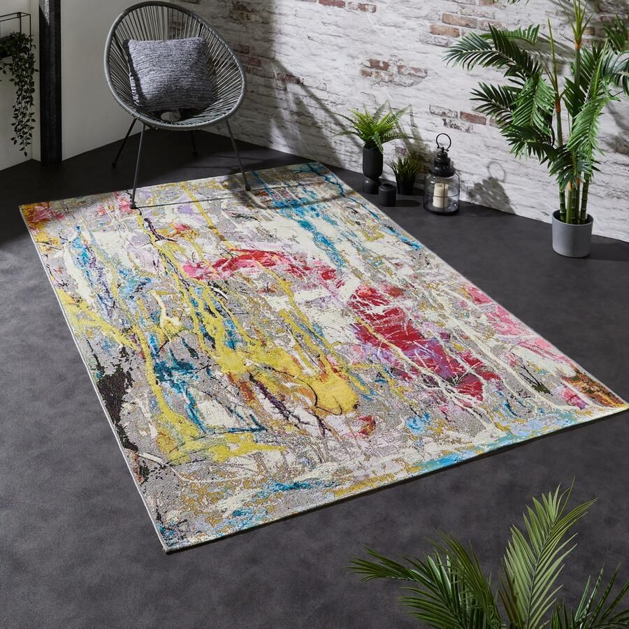 Andiamo Vloerkleed Platana modern design geschikt voor binnen en buiten balkon terras - Foto 5