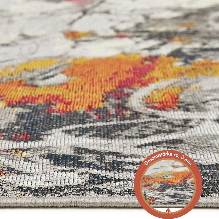 Andiamo Vloerkleed Portland modern design geschikt voor binnen en buiten balkon terras - Foto 2