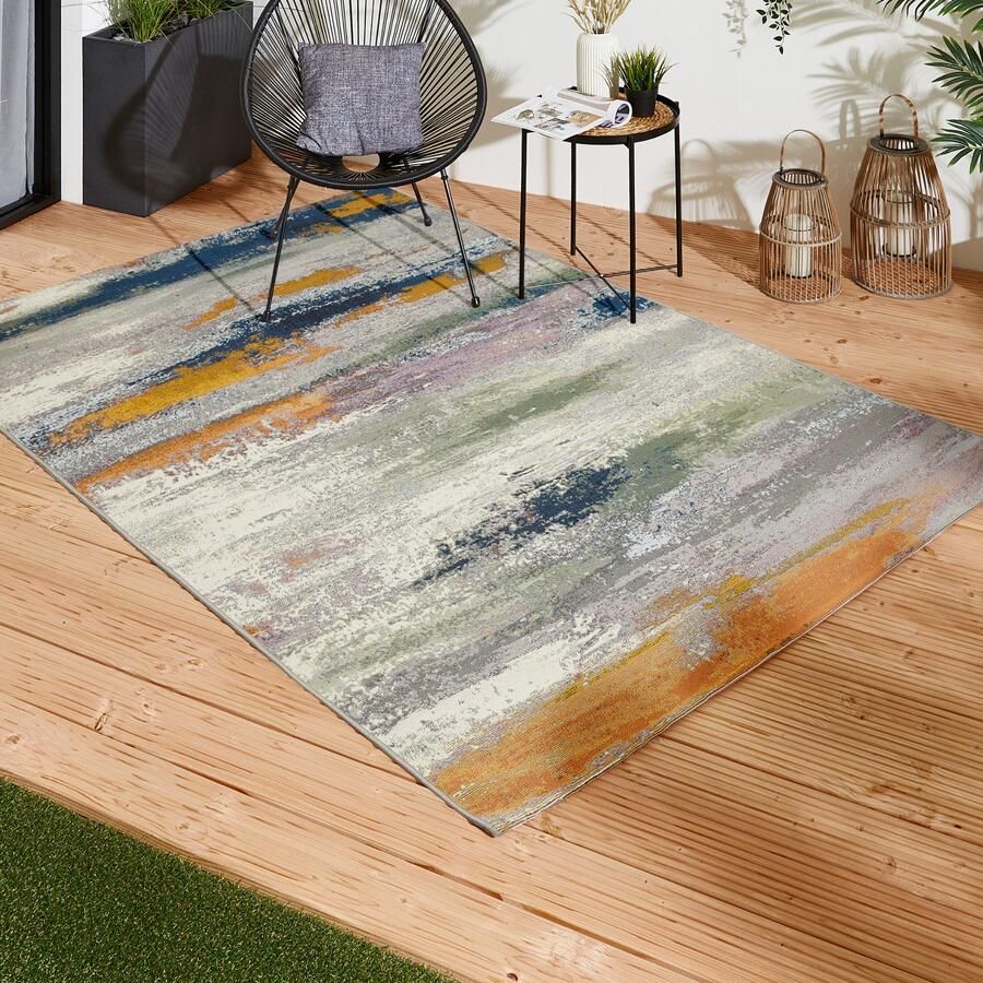 Andiamo Vloerkleed Portland modern design geschikt voor binnen en buiten balkon terras - Foto 5