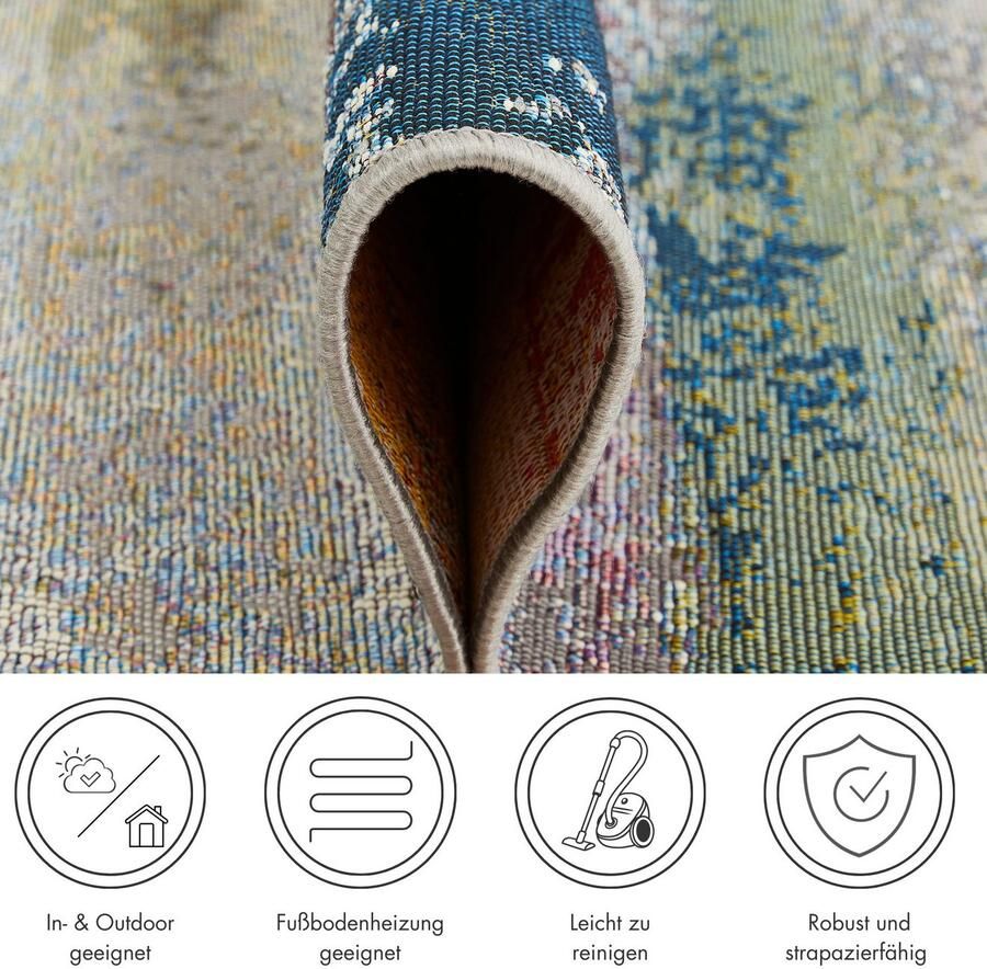 Andiamo Vloerkleed Portland modern design geschikt voor binnen en buiten balkon terras - Foto 3