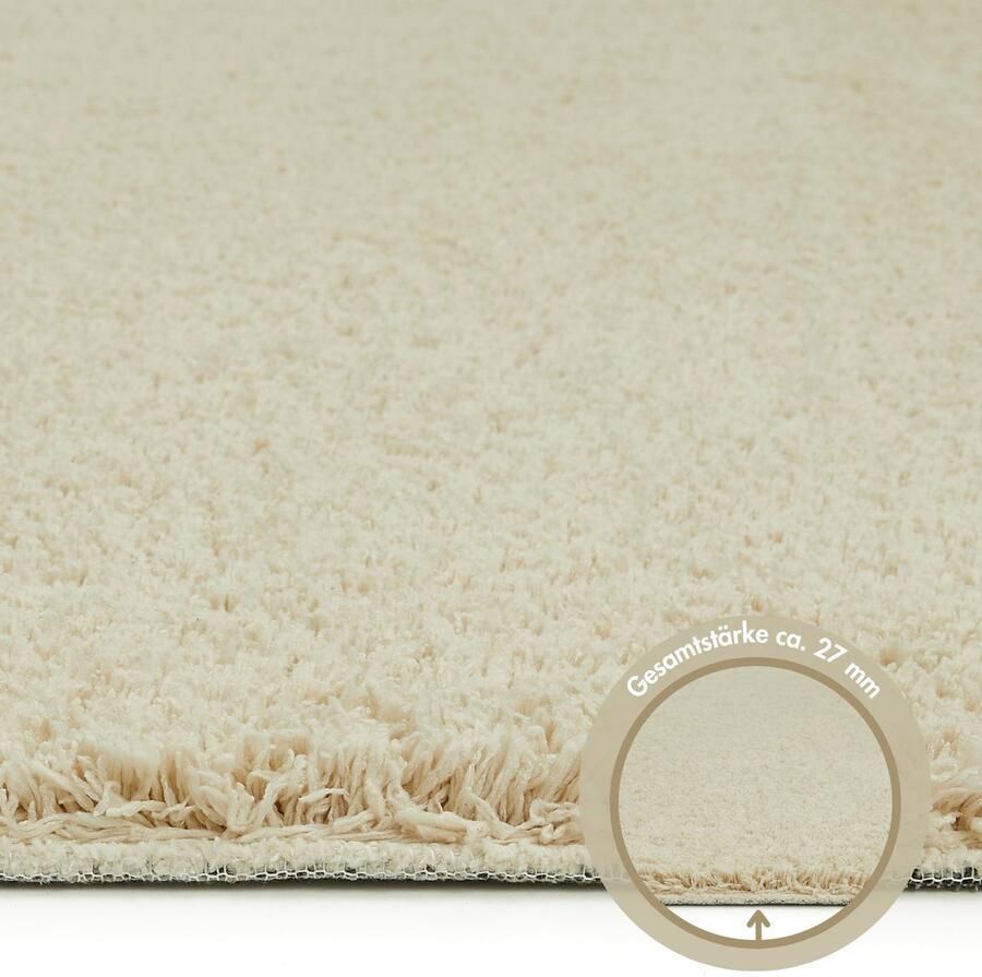 Andiamo Vloerkleed San Paolo Uni kleuren zachte kwaliteit ideaal in de woonkamer & slaapkamer - Foto 3