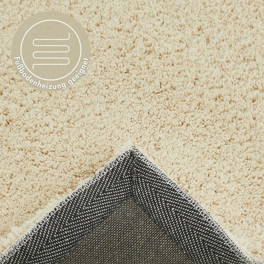 Andiamo Vloerkleed San Paolo Uni kleuren zachte kwaliteit ideaal in de woonkamer & slaapkamer