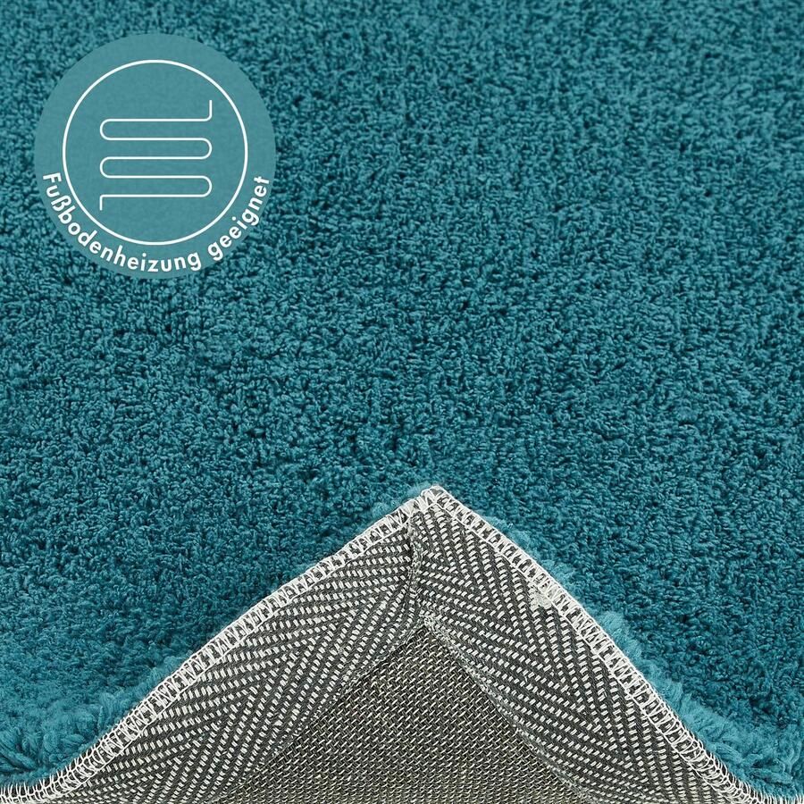 Andiamo Vloerkleed San Paolo Uni kleuren zachte kwaliteit ideaal in de woonkamer & slaapkamer