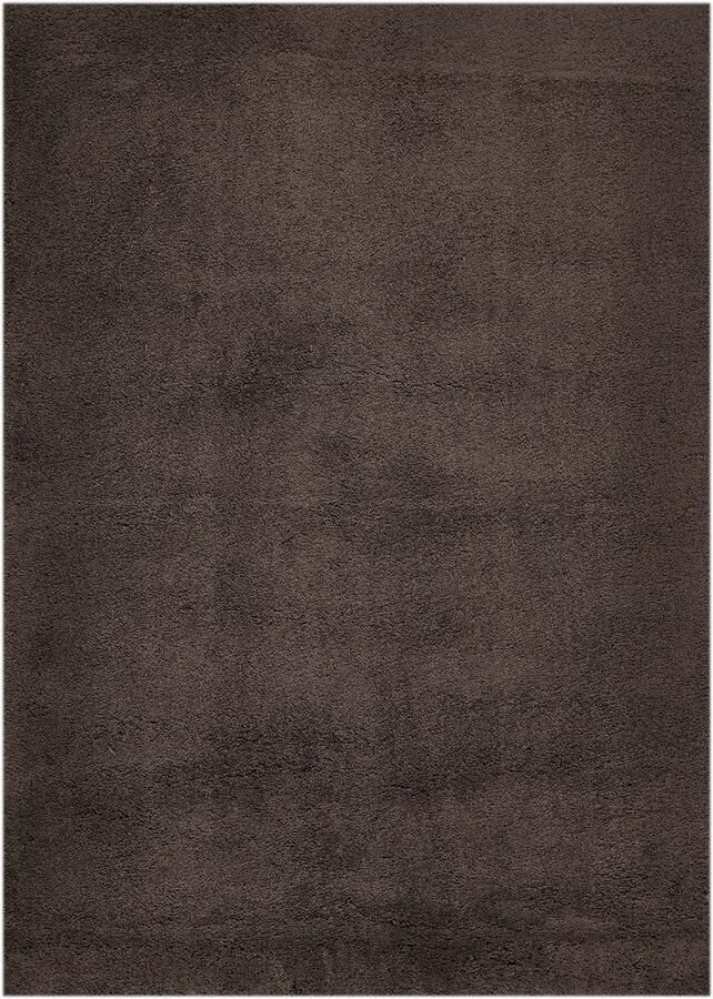 Andiamo Vloerkleed San Paolo Uni kleuren zachte kwaliteit ideaal in de woonkamer & slaapkamer - Foto 5