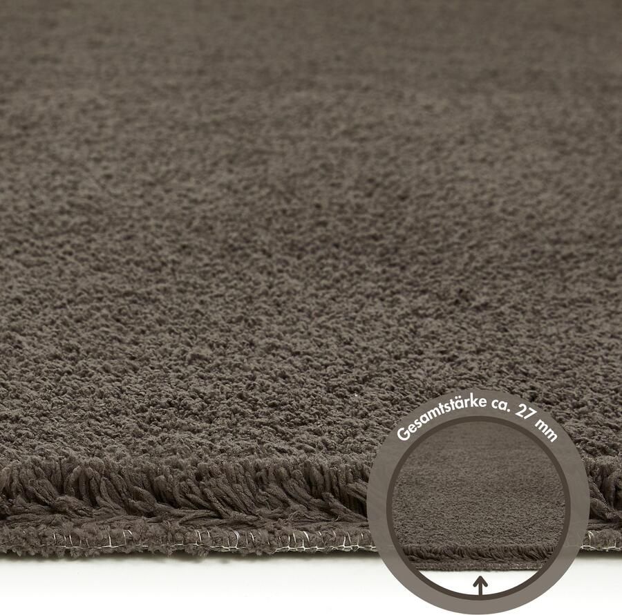 Andiamo Vloerkleed San Paolo Uni kleuren zachte kwaliteit ideaal in de woonkamer & slaapkamer - Foto 2