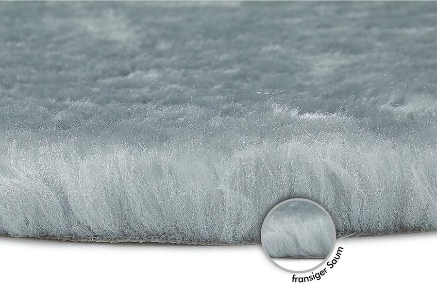 Andiamo Zitkussen lam-imitatiebont rond ø 40 cm ook als set van 4 - Foto 7