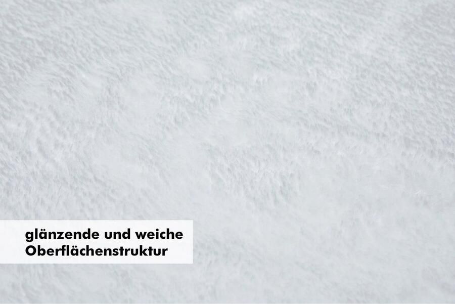 Andiamo Zitkussen lam-imitatiebont rond ø 40 cm ook als set van 4 - Foto 5