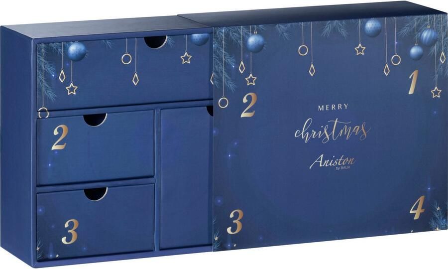 Aniston JEWELRY & WATCHES Adventskalender Kalender 2025 cadeau set kerst horloge ketting armband creolen (set 7-delig) - Foto 3