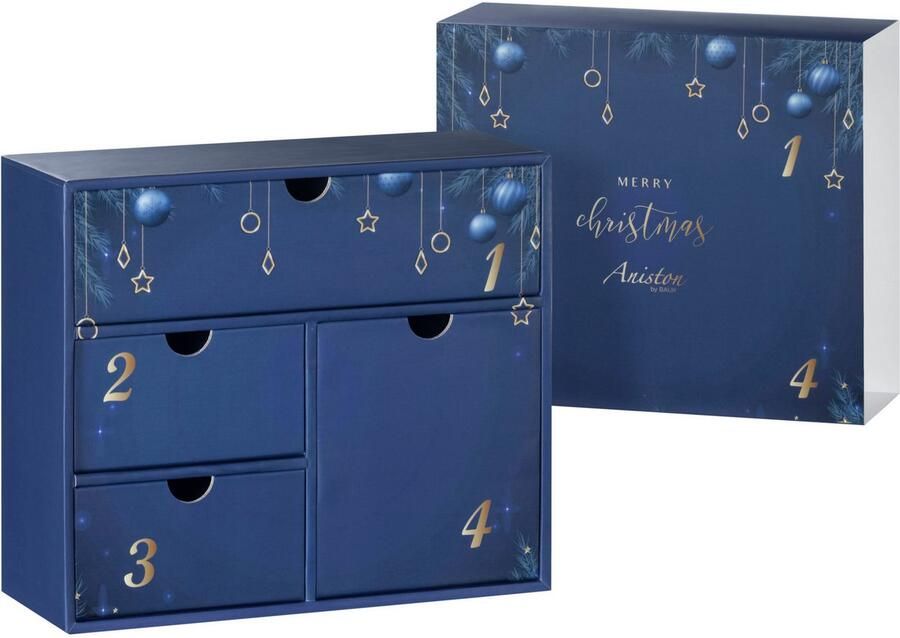 Aniston JEWELRY & WATCHES Adventskalender Kalender 2025 cadeau set kerst horloge ketting armband creolen (set 7-delig) - Foto 2