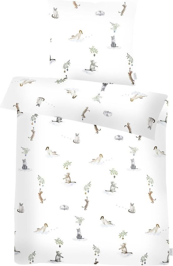 APELT Beddengoed Cats GOTS Kattenmotieven (2-delig) - Foto 2