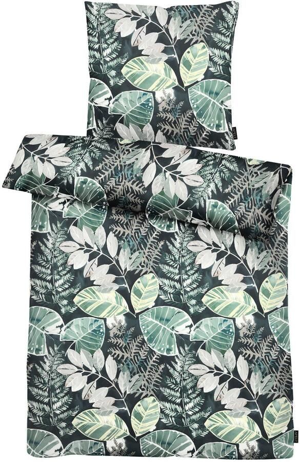 APELT Beddengoed Eden GOTS Blad- varenmotieven (2-delig) - Foto 3