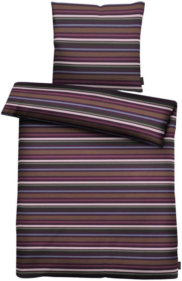 APELT Beddengoed Geo GOTS Streepbeddengoed (2-delig) - Foto 2