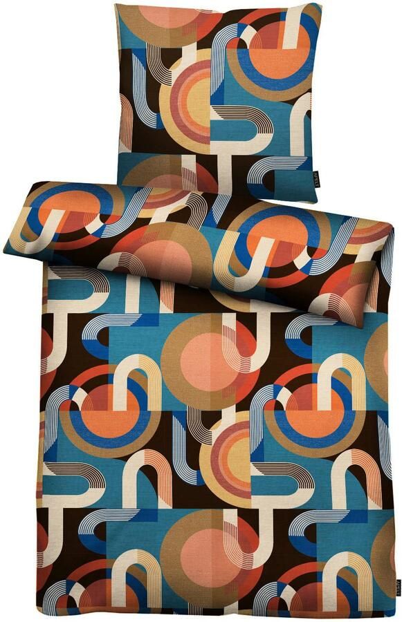 APELT Beddengoed Jim GOTS Jaren zeventig motieven (2-delig) - Foto 3