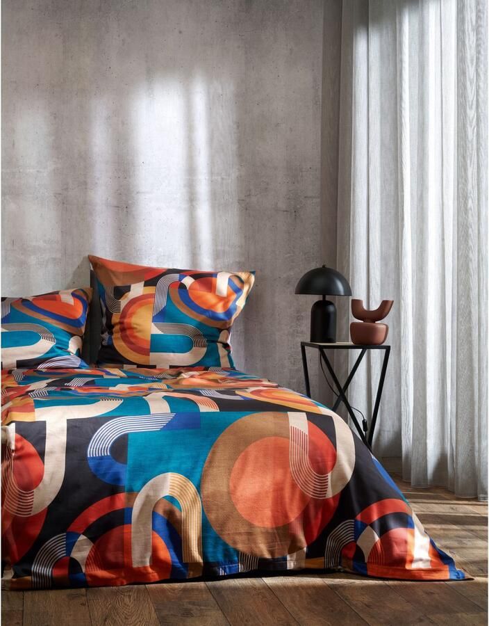 APELT Beddengoed Jim GOTS Jaren zeventig motieven (2-delig) - Foto 2