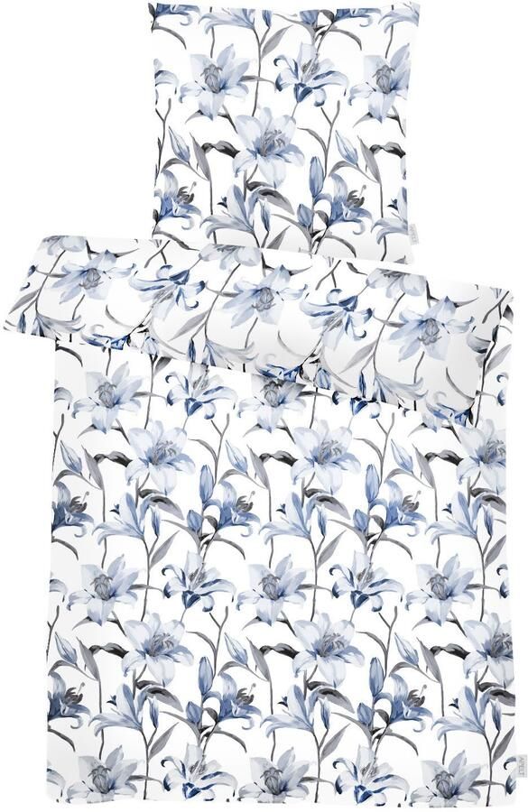 APELT Beddengoed Lilia GOTS Koningslelie bloemen (2-delig)