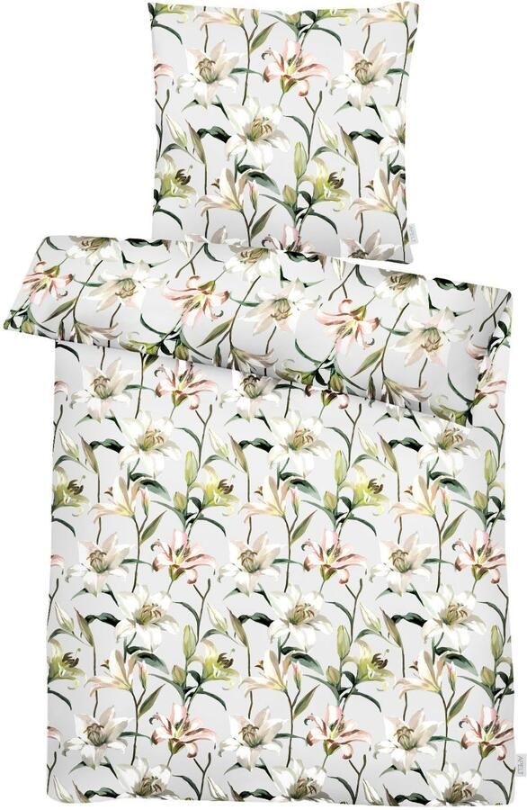 APELT Beddengoed Lilia GOTS Koningslelie bloemen (2-delig) - Foto 3