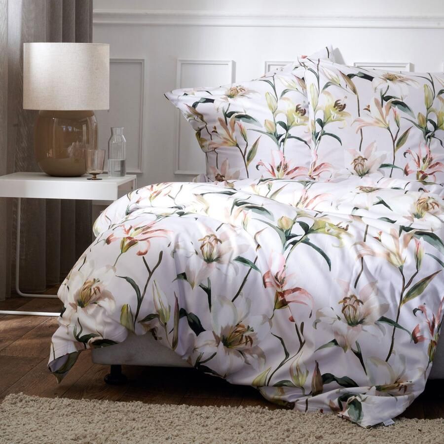 APELT Beddengoed Lilia GOTS Koningslelie bloemen (2-delig)