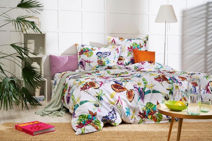 APELT Beddengoed Nina Zomer beddengoed in Ibiza-stijl exotische bloemen en bladeren - Foto 3
