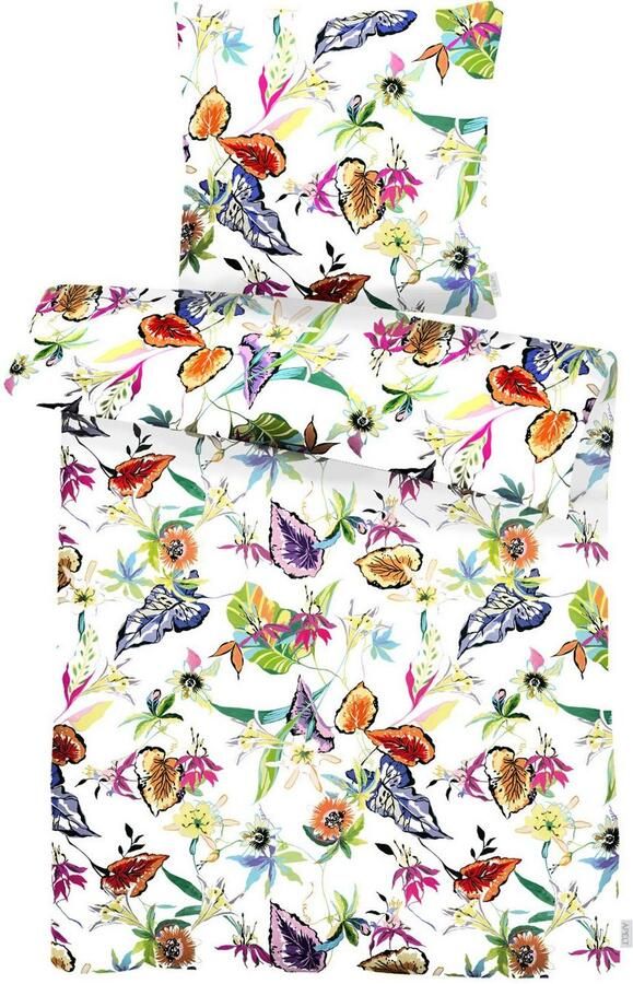 APELT Beddengoed Nina Zomer beddengoed in Ibiza-stijl exotische bloemen en bladeren - Foto 2