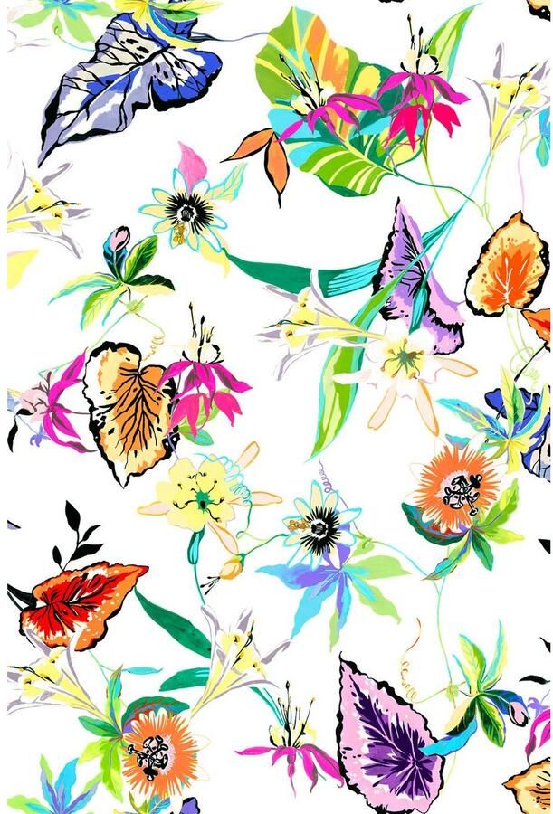 APELT Beddengoed Nina Zomer beddengoed in Ibiza-stijl exotische bloemen en bladeren