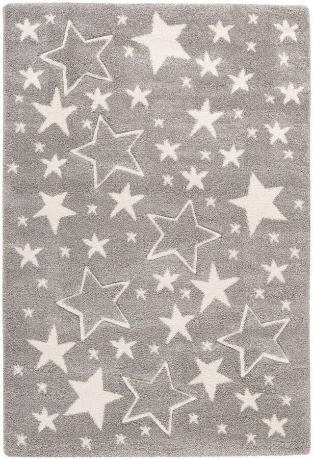 Kindervloerkleed kinderkamer Sterren- grijs- jongens Lalee kids karpet 120 x 170 cm zilver grijs - Foto 6