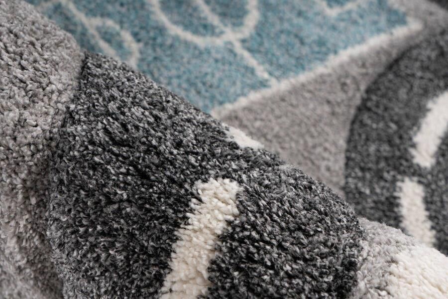 Lalee Amigo – Vloerkleed Vloer kleed Autobaan Tapijt – Karpet 120x170 – Grijs - Foto 2