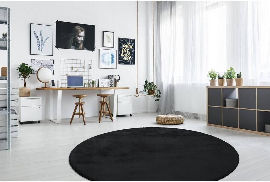 ARTE ESPINA Vachtvloerkleed Rabbit 100 Imitatiebont konijnenbont-gevoel superzacht hoogpolig vloerkleed - Foto 4