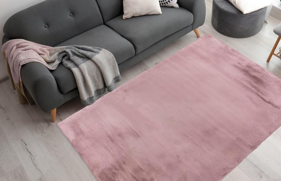 ARTE ESPINA Vachtvloerkleed Rabbit 100 Imitatiebont konijnenbont-gevoel superzacht hoogpolig vloerkleed - Foto 4