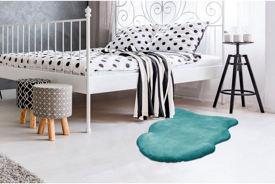 ARTE ESPINA Vachtvloerkleed Rabbit 200 Imitatiebont voelt aan als konijnenbont zacht woonkamer alle vertrekken hoge pool - Foto 5