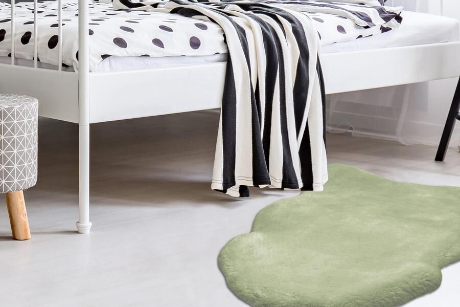 ARTE ESPINA Vachtvloerkleed Rabbit 200 Imitatiebont voelt aan als konijnenbont zacht woonkamer alle vertrekken hoge pool - Foto 3