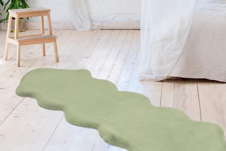 ARTE ESPINA Vachtvloerkleed Rabbit 300 Imitatiebont konijnenbont-gevoel superzacht ideaal als slaapkamerkleed - Foto 2