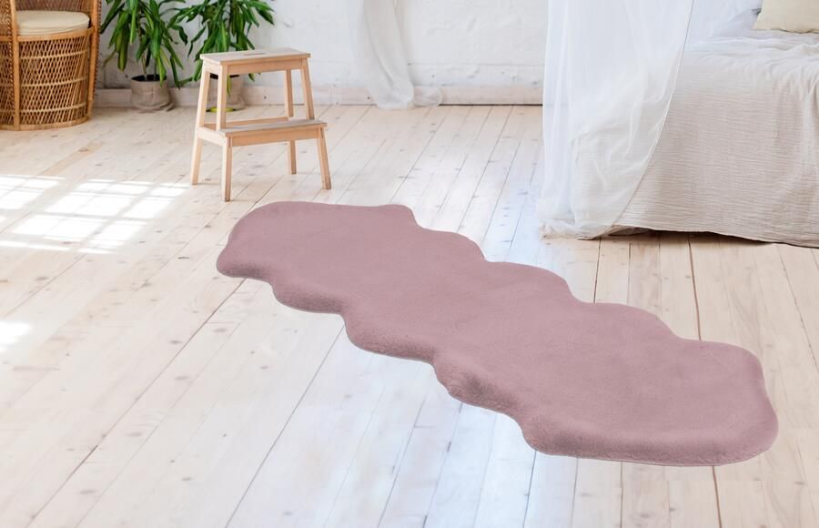 ARTE ESPINA Vachtvloerkleed Rabbit 300 Imitatiebont konijnenbont-gevoel superzacht ideaal als slaapkamerkleed - Foto 2