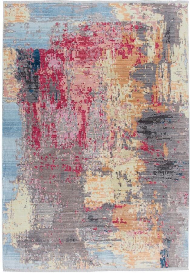 ARTE ESPINA Vloerkleed Antigua 400 Franjes tapijt in vintage-ontwerp schitterend kleurenspel