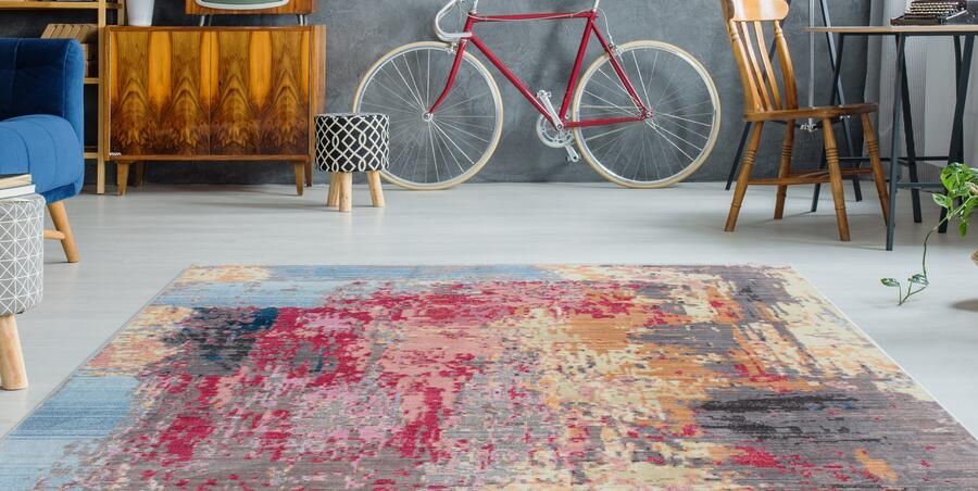 ARTE ESPINA Vloerkleed Antigua 400 Franjes tapijt in vintage-ontwerp schitterend kleurenspel - Foto 4