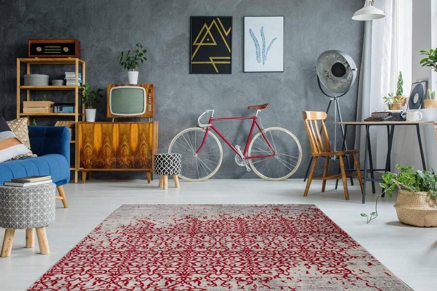 Calo-deluxe Vloerkleed Rossa 660 Vintage-look woonkamer - Foto 8