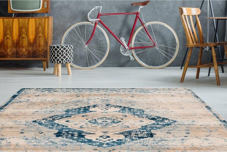 Calo-deluxe Vloerkleed Rossa 502 Vintage-look woonkamer - Foto 5