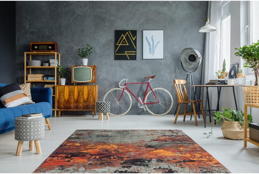 ARTE ESPINA Vloerkleed Blaze 400 spannend ontwerp stijlvolle kleurstelling onderhoudsvriendelijk & slijtvast - Foto 5