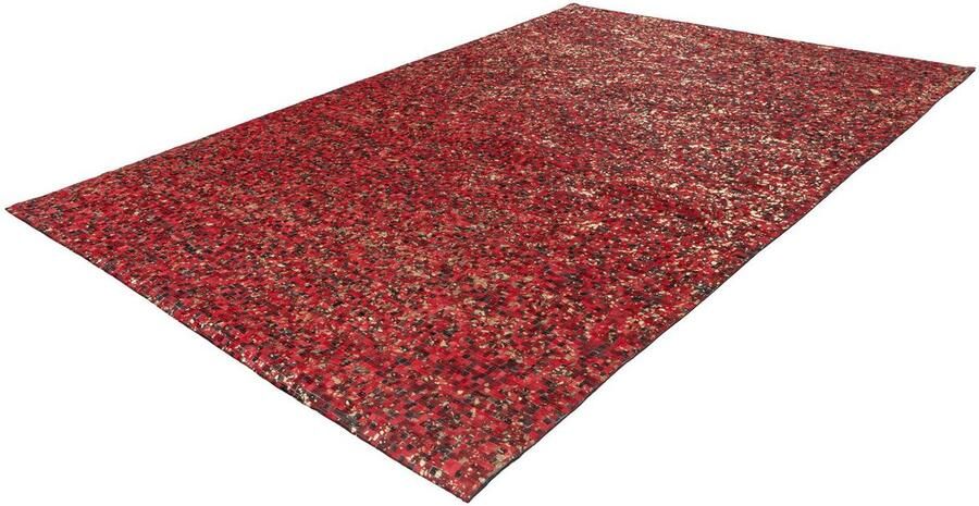 ARTE ESPINA Vloerkleed Finish 100 natuurlijk lederen tapijt met glanzende metallic kleur rug van vilt - Foto 5