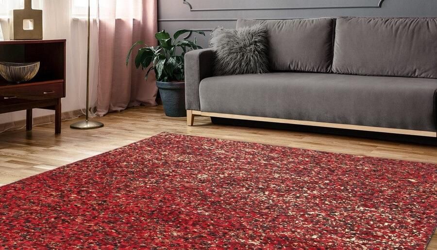 ARTE ESPINA Vloerkleed Finish 100 natuurlijk lederen tapijt met glanzende metallic kleur rug van vilt - Foto 5