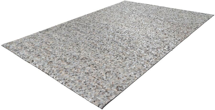 ARTE ESPINA Vloerkleed Finish 100 natuurlijk lederen tapijt met glanzende metallic kleur rug van vilt - Foto 3