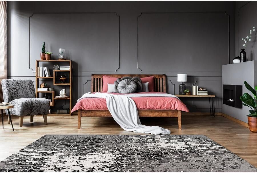 ARTE ESPINA Vloerkleed Iglesia 100 Jacquard tapijt subtiele kleurkeuze rug van 100% katoen - Foto 4