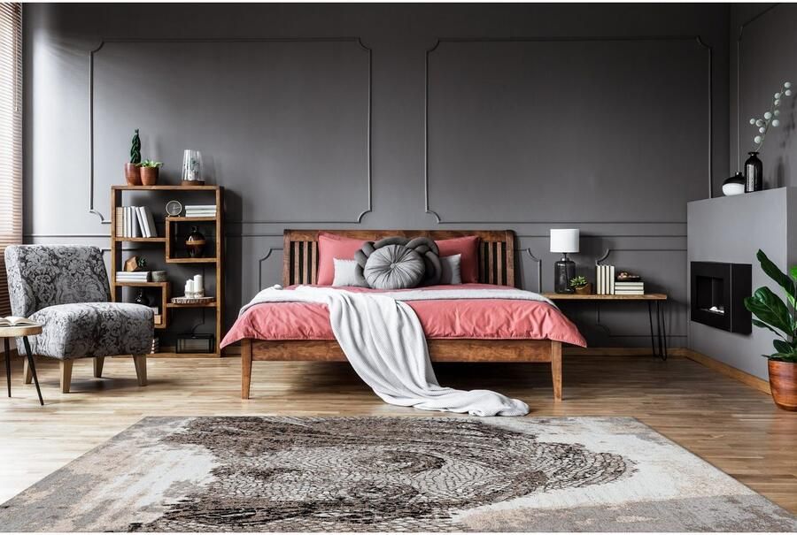 ARTE ESPINA Vloerkleed Iglesia 200 Jacquard tapijt subtiele kleurkeuze rug van 100% katoen - Foto 4