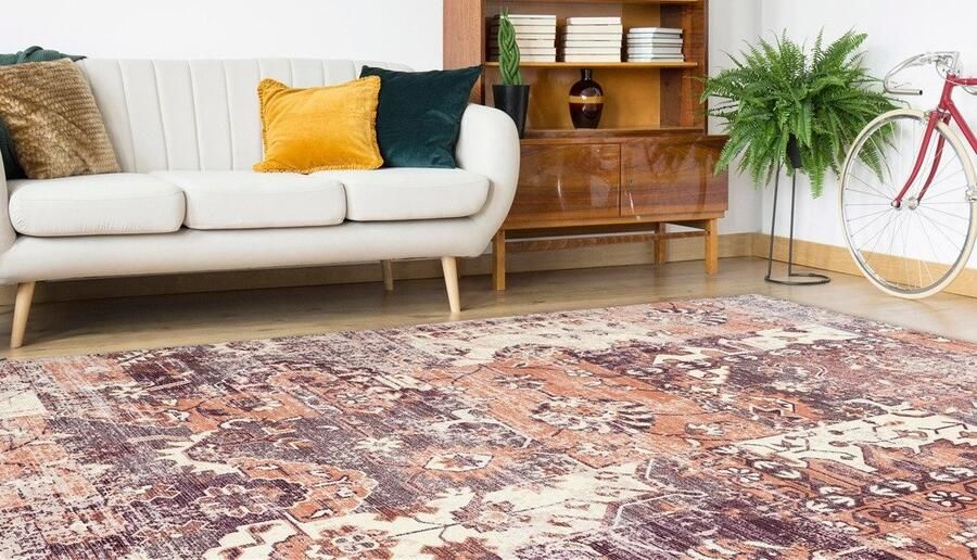 ARTE ESPINA Vloerkleed Indiana 400 Vintage-look versterking door canvasrug geschikt voor vloerverwarming - Foto 3