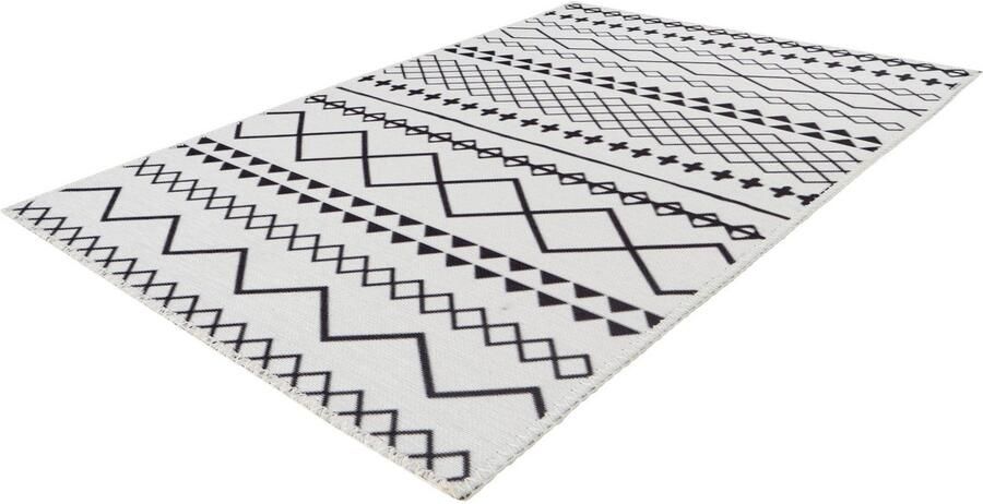 Arte Espina Maya 200 x 290 cm Vloerkleed Wit Zwart - Foto 5