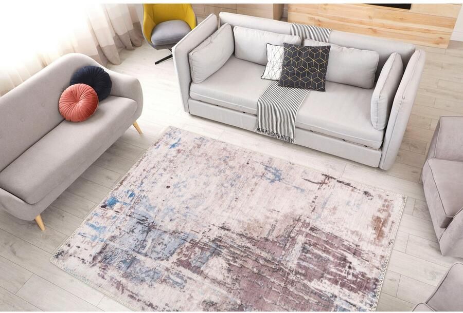 Arte Espina Peron 80 x 150 cm Vloerkleed Grijs Taupe - Foto 4