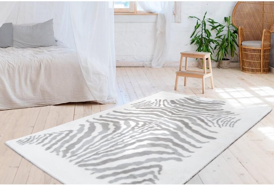 ARTE ESPINA Vloerkleed Rabbit Animal 400 Knusse hoogpolige tapijt handgetuft met katoen achterkant - Foto 3