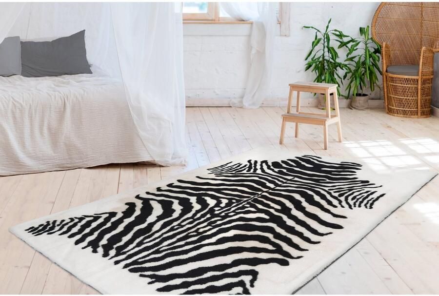 ARTE ESPINA Vloerkleed Rabbit Animal 400 Knusse hoogpolige tapijt handgetuft met katoen achterkant - Foto 4