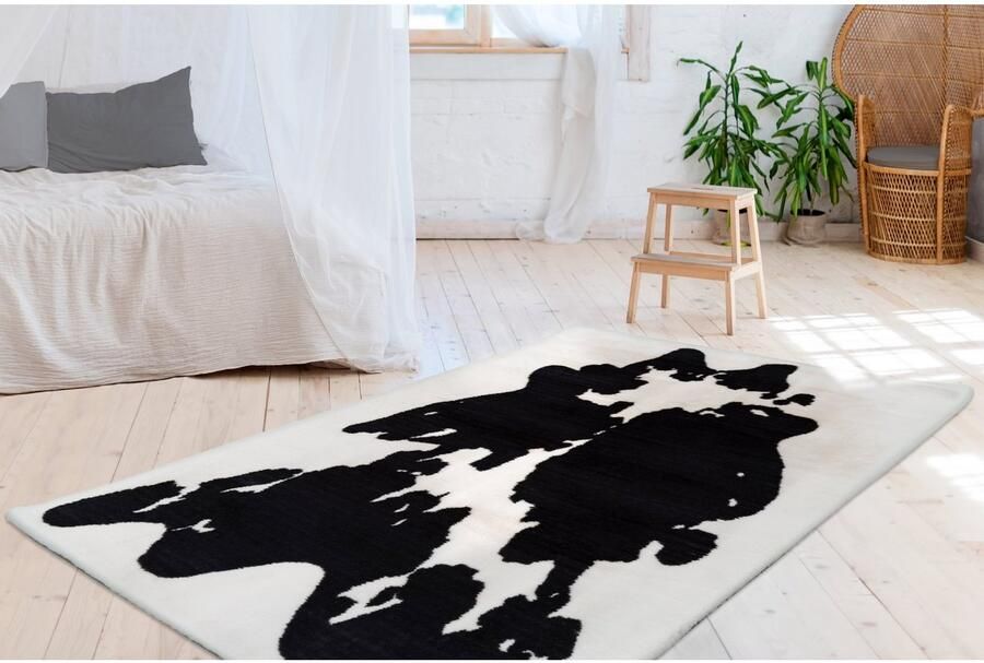 ARTE ESPINA Vloerkleed Rabbit Animal 500 Knusse hoogpolige tapijt handgetuft met katoen achterkant - Foto 2