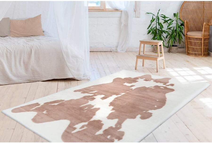 ARTE ESPINA Vloerkleed Rabbit Animal 500 Knusse hoogpolige tapijt handgetuft met katoen achterkant - Foto 4