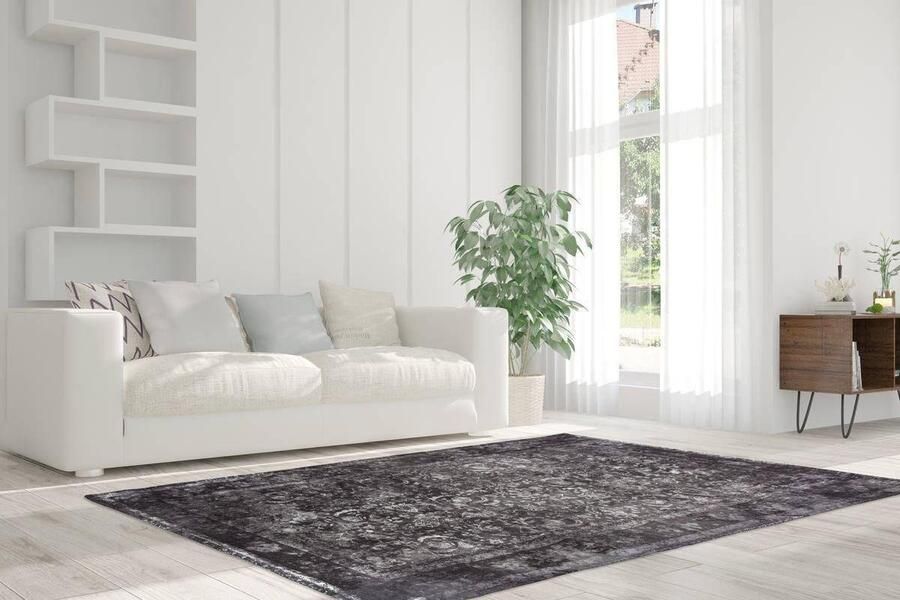 My home Vloerkleed Rayan Oriëntaals design vintage korte pool vloerkleed met randdessin - Foto 8